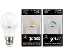 Лампа Gauss LED A60-dim E27 11W 960lm 3000К 102502111-D