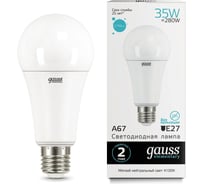 Лампа Gauss LED Elementary A67 35W E27 2740lm 4100K 70225