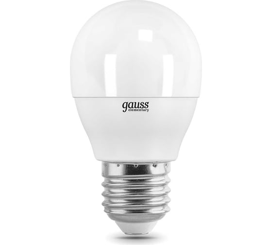 Лампа Gauss LED Elementary Шар 10W E27 710lm 3000K 53210