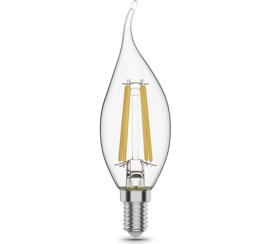 Лампа Gauss LED Filament Свеча на ветру E14 11W 750Лм 4100K SQ 104801211