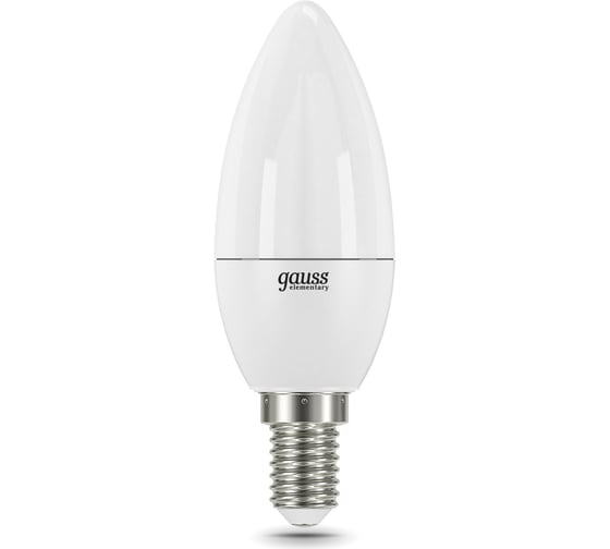 Лампа Gauss LED Elementary Свеча 12W 880Лм E14 3000K SQ 33112
