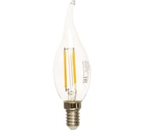 Лампа Gauss LED Filament Свеча на ветру E14 11W 720Лм 2700K SQ 104801111