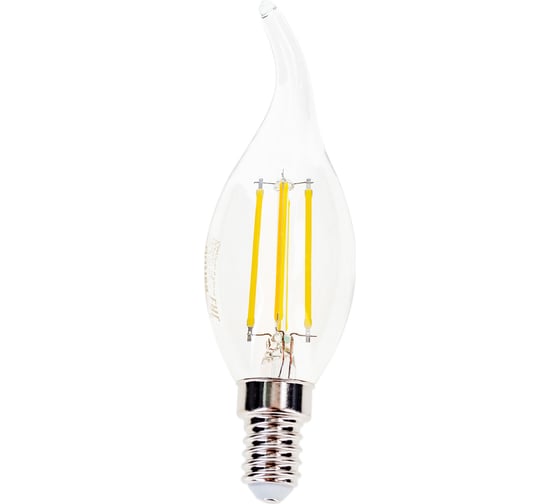 Лампа Gauss LED Filament Свеча на ветру E14 11W 720Лм 2700K SQ 104801111