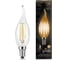 Лампа LED Gauss Filament Свеча на ветру E14 11W 720lm 2700K 104801111 1