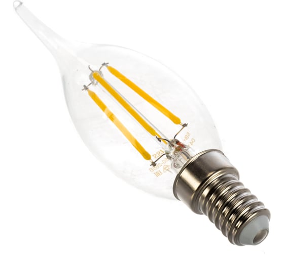 Лампа Gauss LED Filament Свеча на ветру dimmable E14 5W 450Лм 4100K SQ 104801205-D