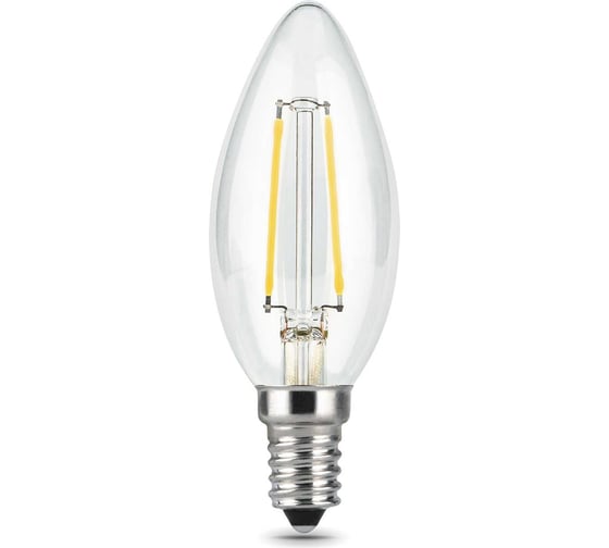Лампа Gauss Filament Свеча диммируемая E14 5W 450lm 4100К LED 103801205-D