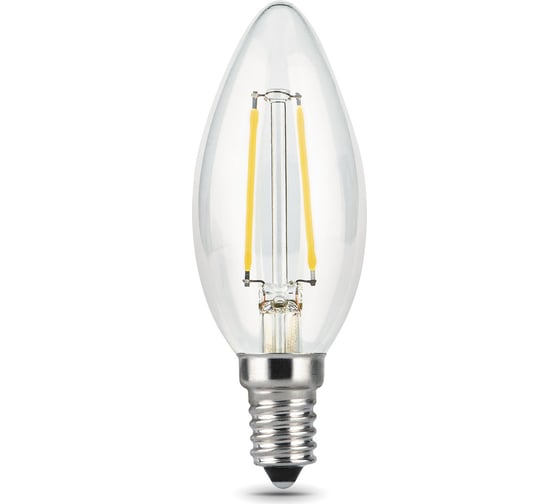 Лампа Gauss Filament Свеча 11W 830Лм 4100К Е14 LED 1/10/50 103801211 15869258