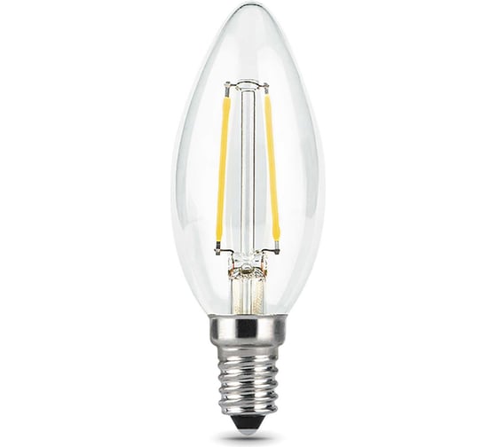 Лампа Gauss LED Filament Свеча E14 7W 580Лм 4100К SQ 103801207-S