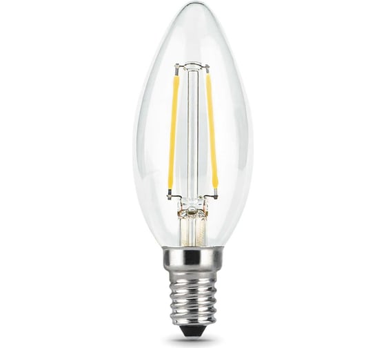 Лампа Gauss LED Filament Свеча E14 9W 710Лм 4100К SQ 103801209