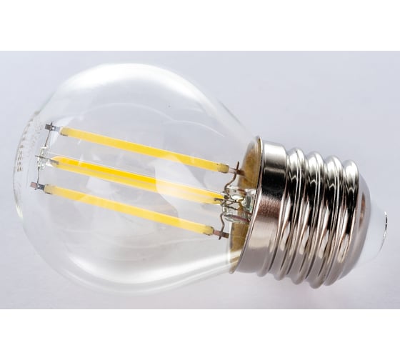 Лампа Gauss LED Filament Шар E27 7W 580Лм 4100K SQ 105802207-S