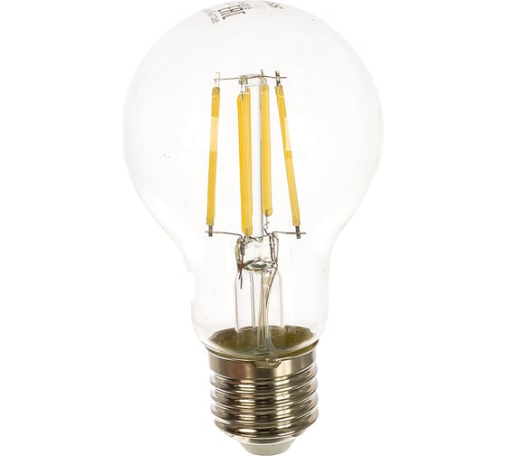 Лампа Gauss LED Filament A60 E27 10W 970lm 4100К step dimmable 102802210-S