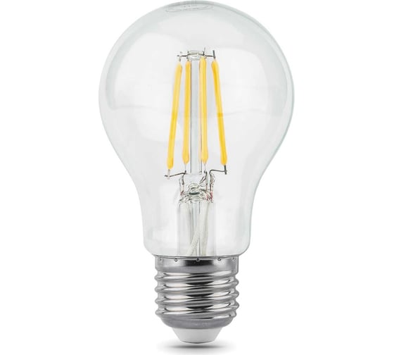 Лампа Gauss LED Filament A60 E27 10W 930Лм 2700К SQ 102802110