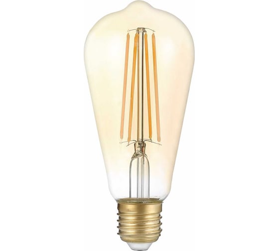 Лампа Gauss LED Filament ST64 E27 8W Golden 740lm 2400К 157802008