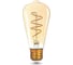 Лампа Gauss LED Filament ST64 Flexible E27 6W Golden 360Лм 2400К SQ 157802006 2
