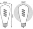 Лампа Gauss LED Filament ST64 Flexible E27 6W Golden 360Лм 2400К SQ 157802006 6