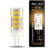 Лампа Gauss LED G4 AC185-265V 4W 400Лм2700K керамика SQ 107307104