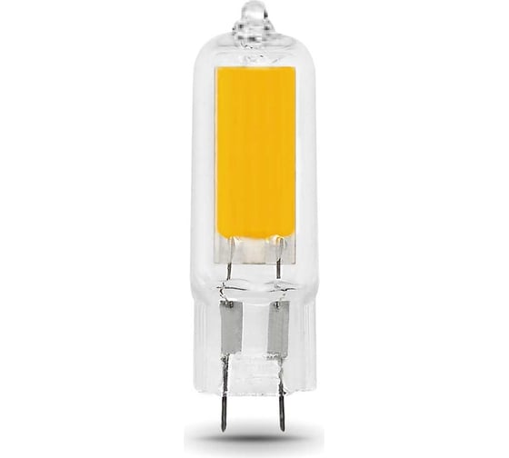 Лампа Gauss LED G4 AC220-240V 3.5W 240lm 3000K Glass 107807103