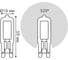 Лампа Gauss LED G9 AC220-240V 3.5W 240lm 3000K Glass 107809103 6