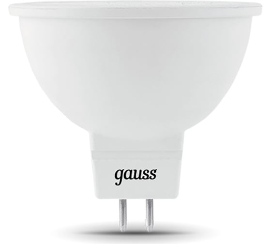 Лампа Gauss LED MR16 GU5.3-dim 5W 500Лм 3000K SQ 101505105-D