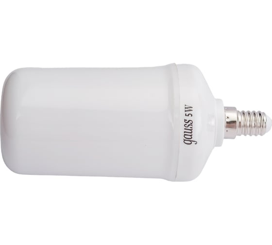 Светодиодная лампа Gauss T65 5W 20-80lm 1500K E14 Flame LED 1/10/100 157401105