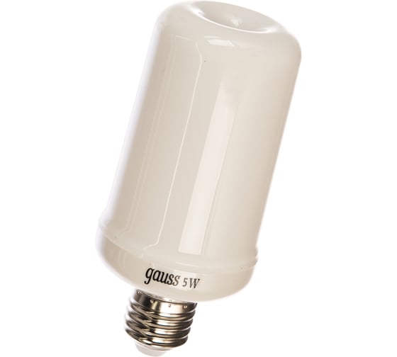 Светодиодная лампа Gauss T65 5W 20-80lm 1500K E27 Flame LED 157402105