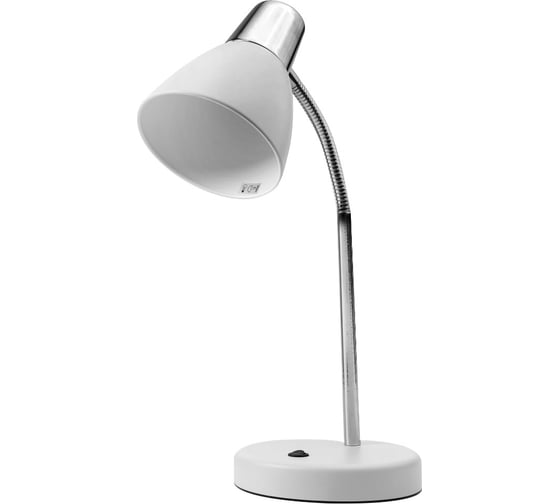Настольный светильник Camelion Kd-359 c01 белый 230v 40w e27 15184