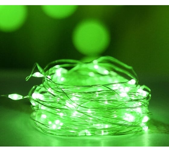 Светодиодная гирлянда Дон Баллон Роса 30 Led, IP14, 3 м, зеленый, 1 шт. 512015
