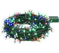 Светодиодная гирлянда Дон Баллон Нить Елочная 50 Led, 8 режимов, IP14, 5 м, разноцветный, 1 шт. 512049