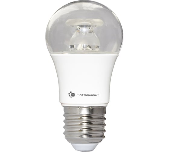 Светодиодная лампа Наносвет LED Crystal LC-P45CL-7.5/E27/840, Ra80 L211 1