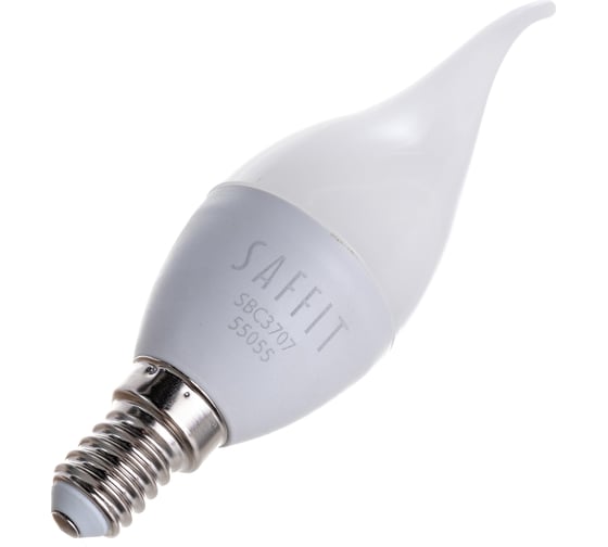 Светодиодная лампа SAFFIT 7W 230V E14 4000K на ветру, SBC3707 55055