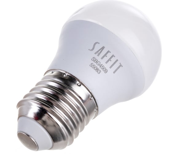 Светодиодная лампа SAFFIT 9W 230V E27 4000K, SBG4509 55083