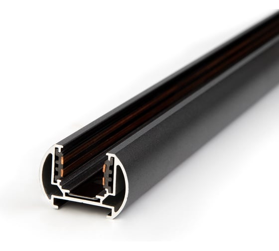 Шинопровод Elektrostandard Slim magnetic round накладной (2м) (черный) a064722