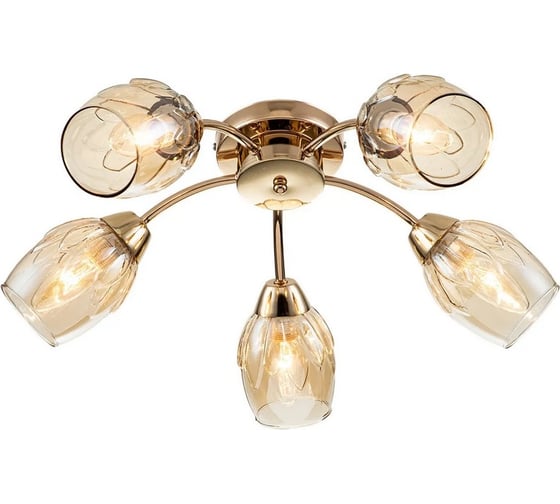 Потолочный светильник ESCADA E14*40W Gold 663/5P 1