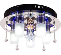 Потолочный светильник ESCADA E27*40W+MR11*35W+LED Chrome 167/5+1PL