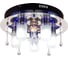 Потолочный светильник ESCADA E27*40W+MR11*35W+LED Chrome 167/5+1PL 1