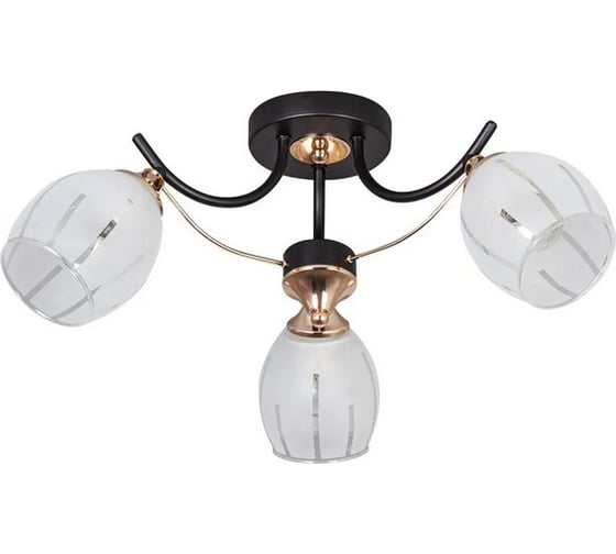 Потолочный светильник ESCADA E27*60W Black 1104/3P
