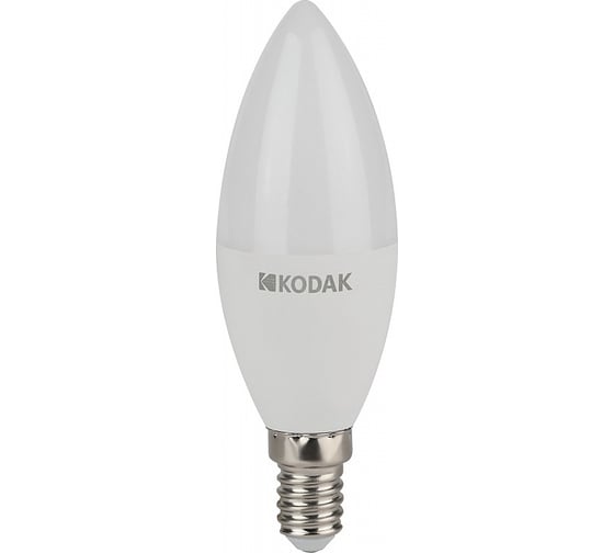 Светодиодная лампочка KODAK led b35-11w-865-e14 е14, 11вт, свеча, холодный дневной свет Б0057631