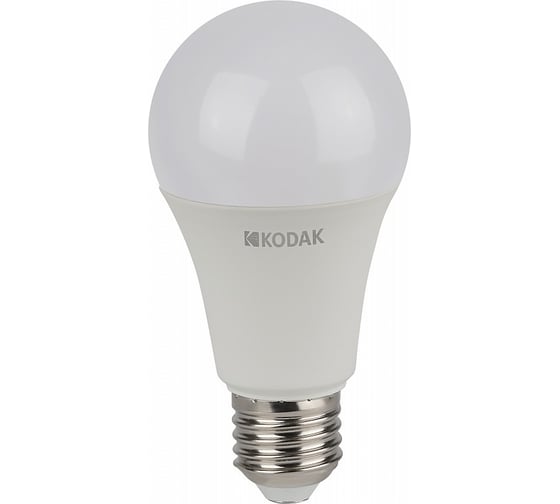 Светодиодная лампочка KODAK led a60-9w-830-e27 е27, 9вт, груша, теплый белый свет Б0057602