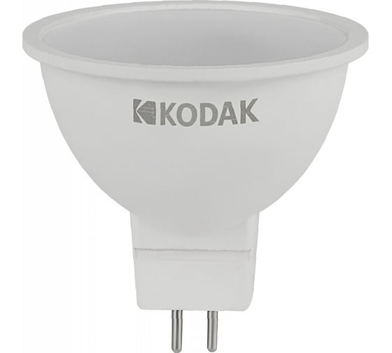 Светодиодная лампочка KODAK led mr16-11w-865-gu5.3 gu5.3, 11вт, софит, холодный дневной свет Б0057646