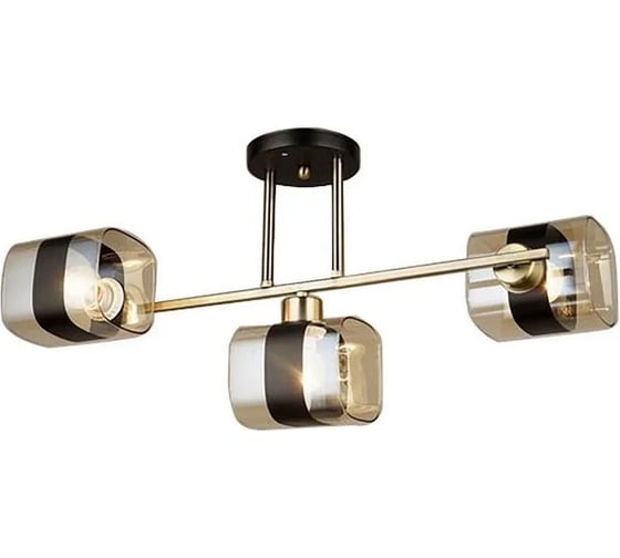 Потолочный светильник ESCADA E27*60W Gold/Black 654/3PL