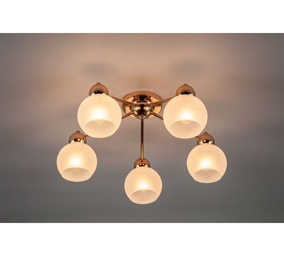 Потолочный светильник ESCADA Е14*60W Gold 1114/5P