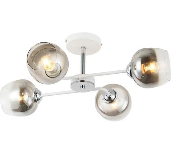 Потолочный светильник ESCADA E27*60W White/Chrome 1177/4P