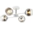 Потолочный светильник ESCADA E27*60W White/Chrome 1177/4P 1