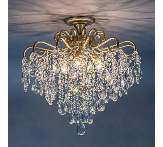 Потолочный светильник ESCADA E27*60W Matt Gold 643/6P