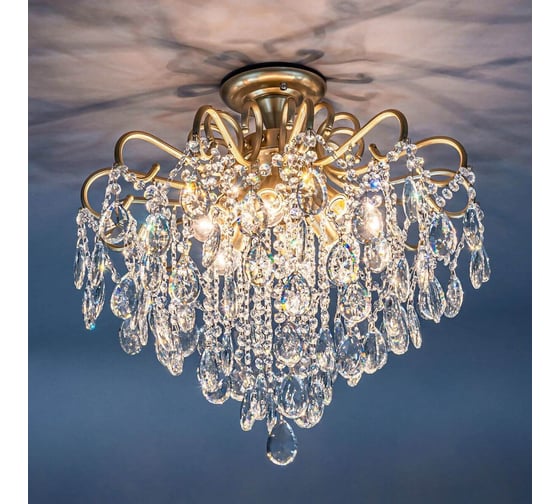 Потолочный светильник ESCADA E27*60W Matt Gold 643/6P