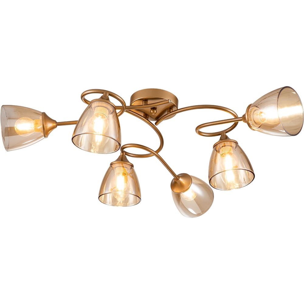 Потолочный светильник ESCADA Е27*60W Champagne Gold 1112/6P - выгодная ...