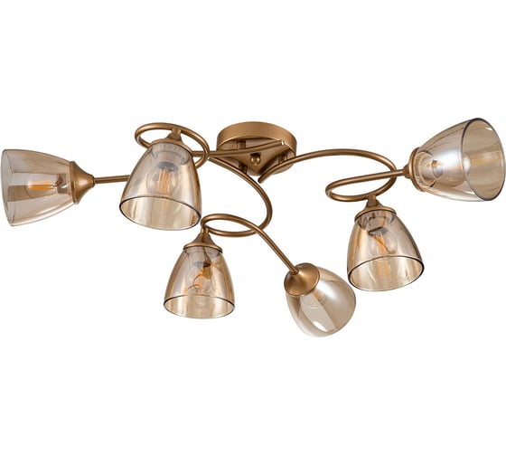 Потолочный светильник ESCADA Е27*60W Champagne Gold 1112/6P