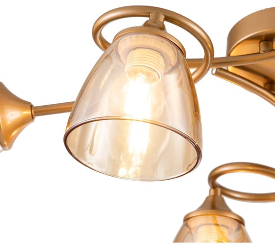 Потолочный светильник ESCADA Е27*60W Champagne Gold 1112/6P