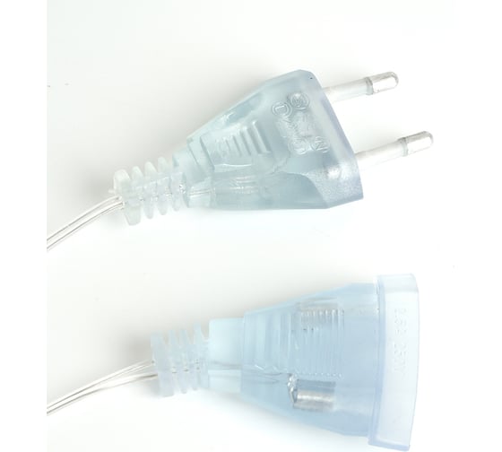 Светодиодная гирлянда FERON cl25 занавес звездочки 2x1м + 3м 230v мультиколор, статичная, c питанием от сети, прозрачный шнур 48609