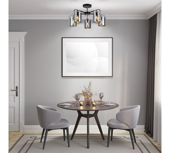 Светильник на штанге ESCADA 671/5P E14*40W Chrome 671/5P Chrome